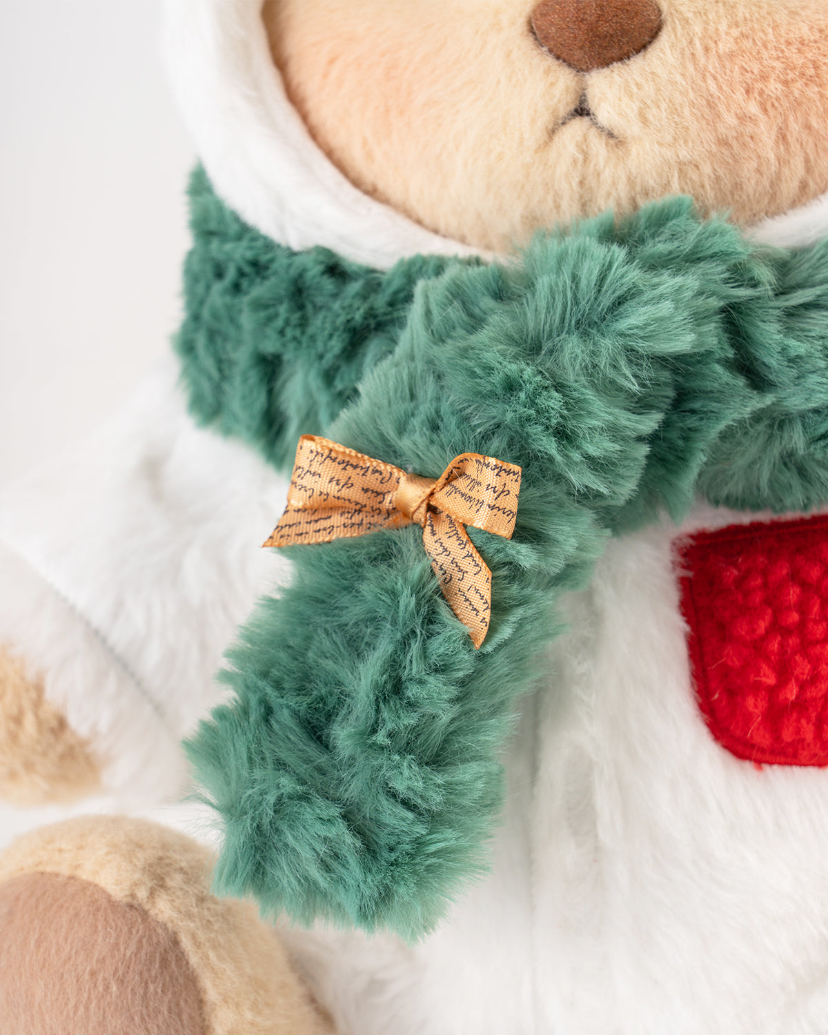 Getahug Christmas Snowman Bear | Handmade Jointed Teddy Bear Gift