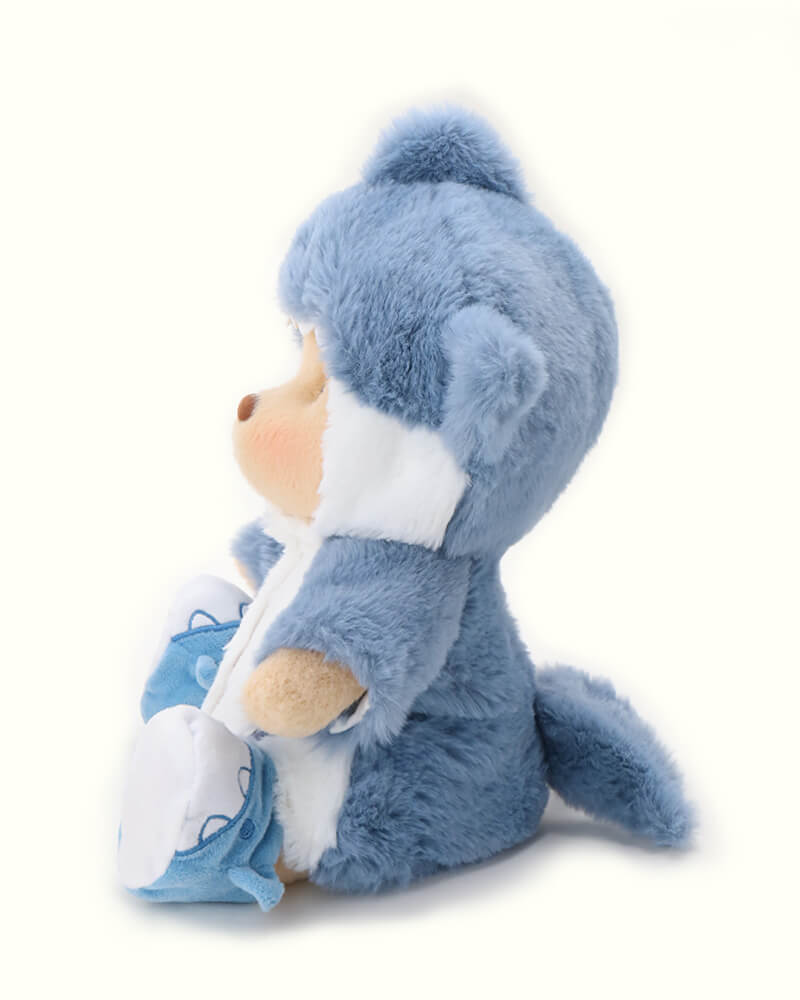 Getahug Fluffy Shark Bear | Handmade Jointed Teddy Bear Gift