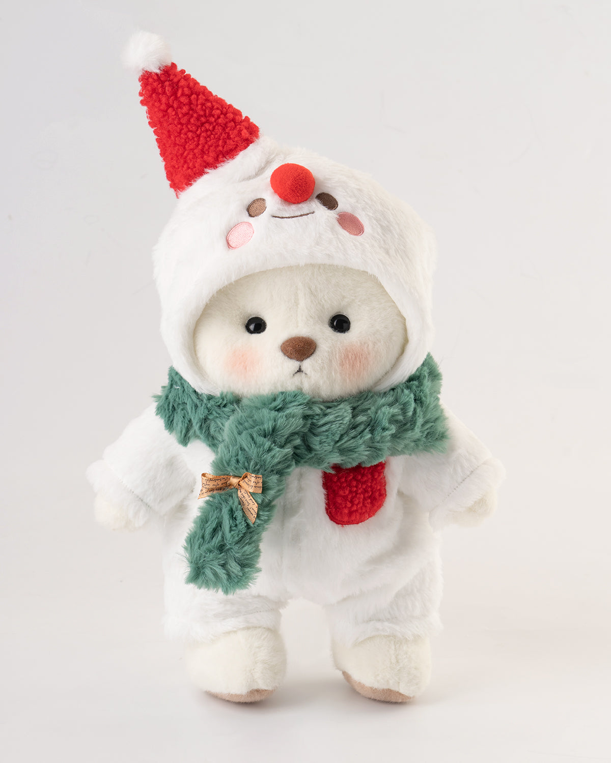 Getahug Christmas Snowman Bear | Handmade Jointed Teddy Bear Gift