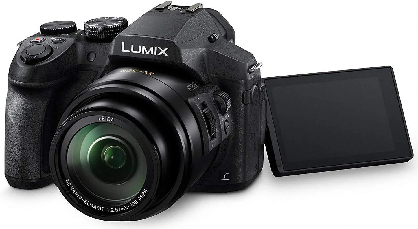 LUMIX FZ300 Long Zoom Digital Camera Features 12.1 Megapixel, 1/2.3-Inch Sensor, 4K Video, WiFi, Splash & Dustproof Camera Body, LEICA DC 24X F2.8 Zoom Lens - DMC-FZ300K