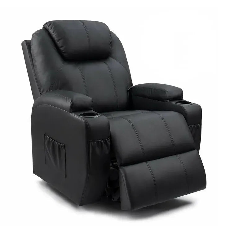 Second Half PriceFaux Leather Power Lift Recliner Chair with Massage and Heating Functions