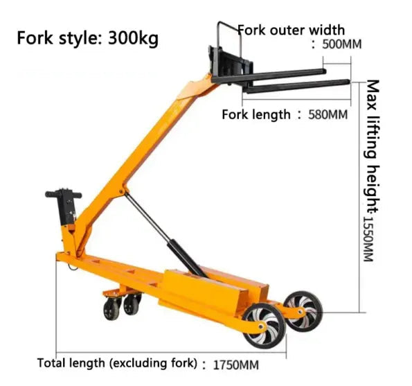 Clearance SaleHand Push Portable Electric Forklift