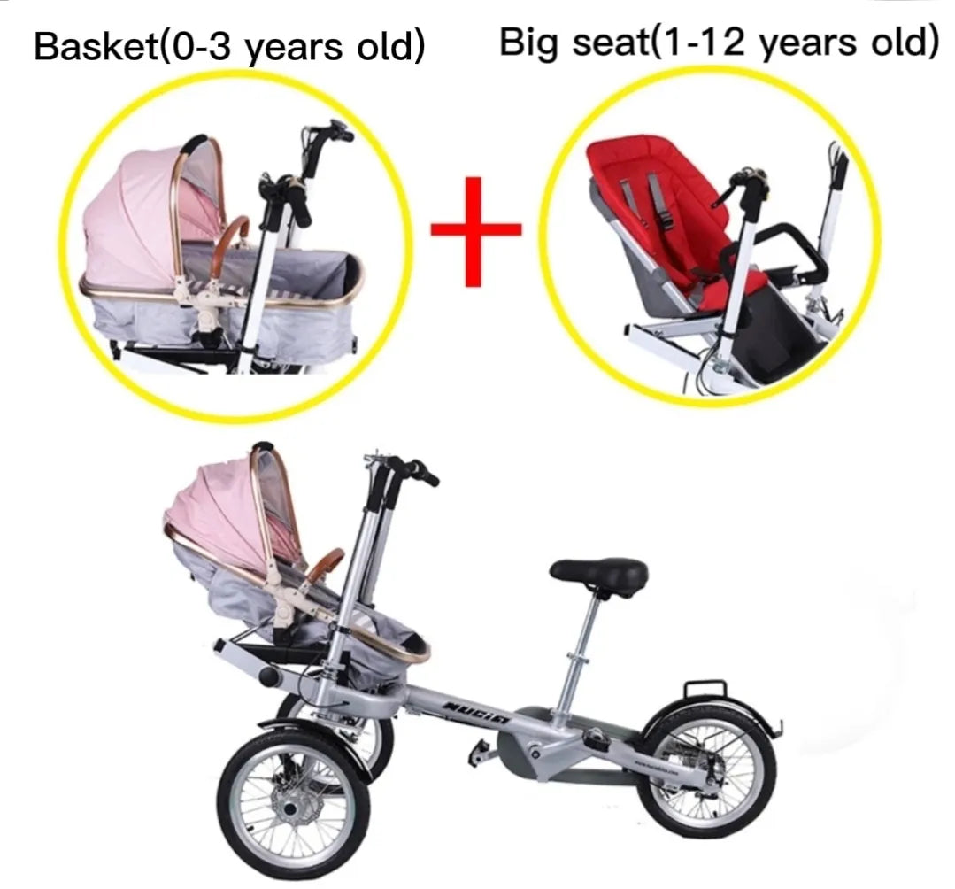 Last Day For ClearanceBoth Stroller and Parent-child Bicycle