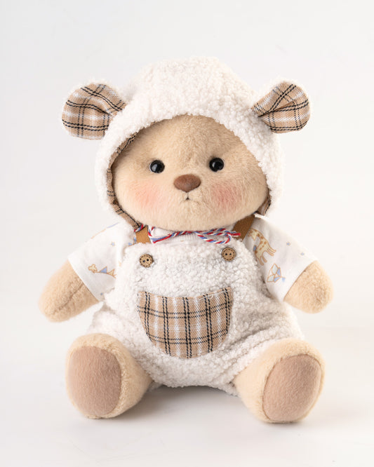 Getahug Brown Sheep Bear | Handmade Jointed Teddy Bear Gift