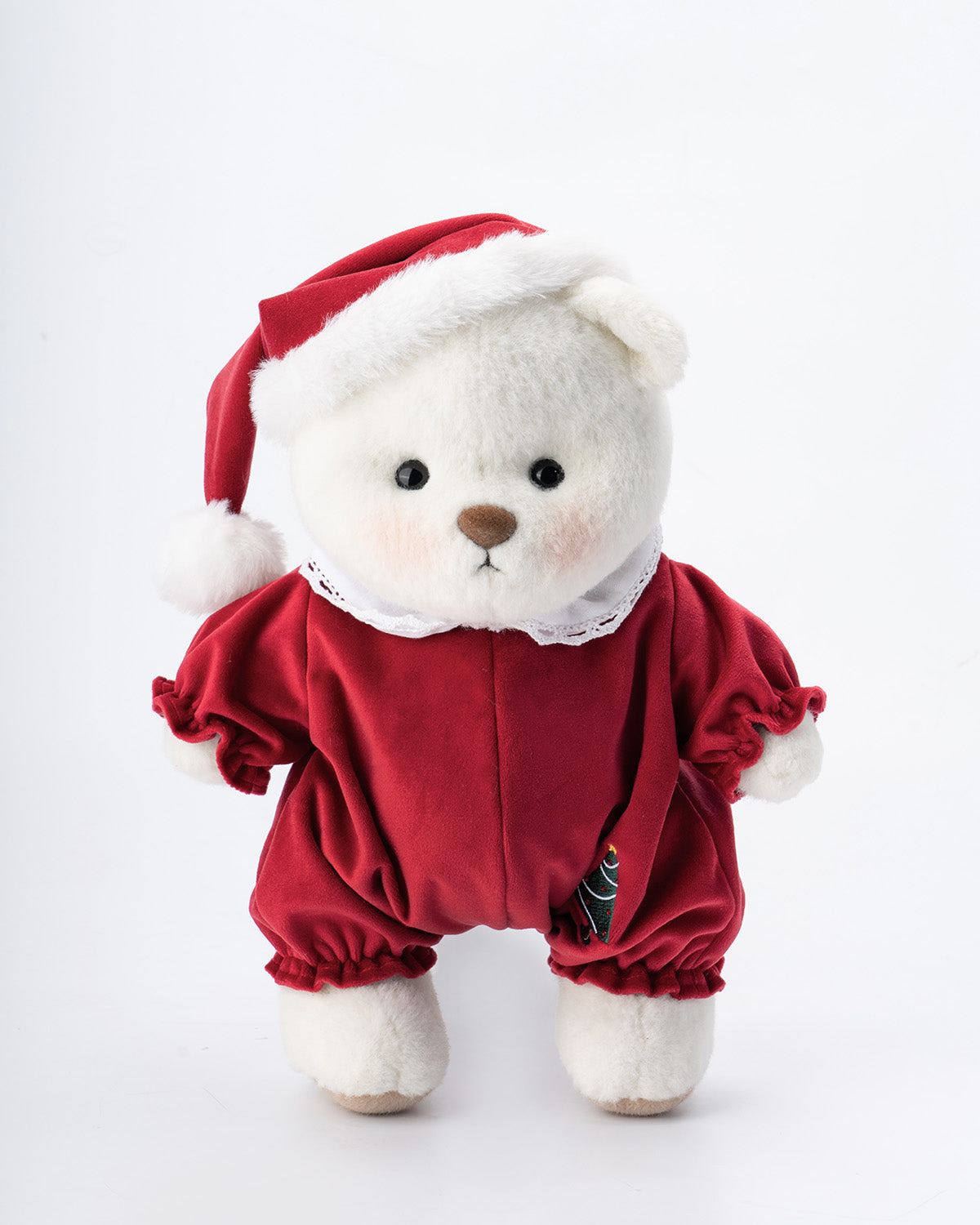 Getahug Christmas Red Pajamas Bear | Handmade Jointed Teddy Bear Gift