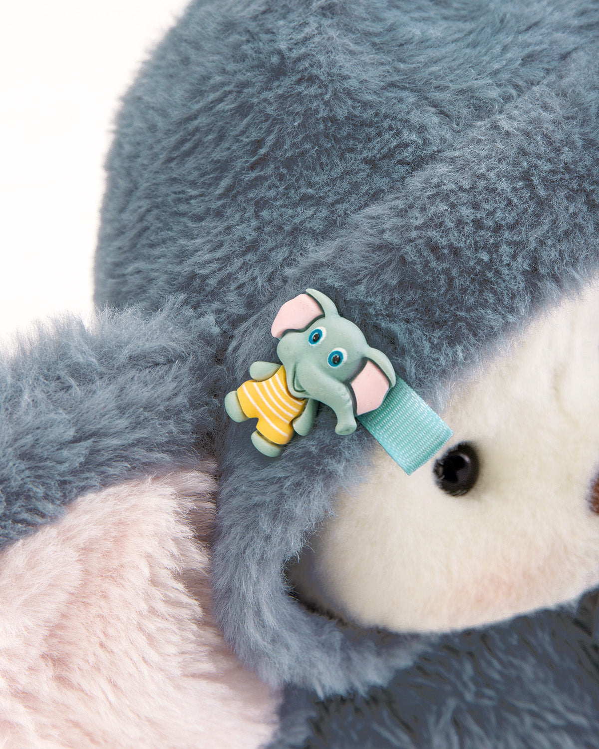 Getahug Fluffy Little Elephant Bear | Handmade Jointed Teddy Bear Gift