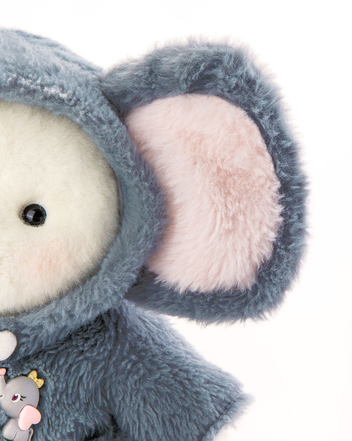 Getahug Fluffy Little Elephant Bear | Handmade Jointed Teddy Bear Gift