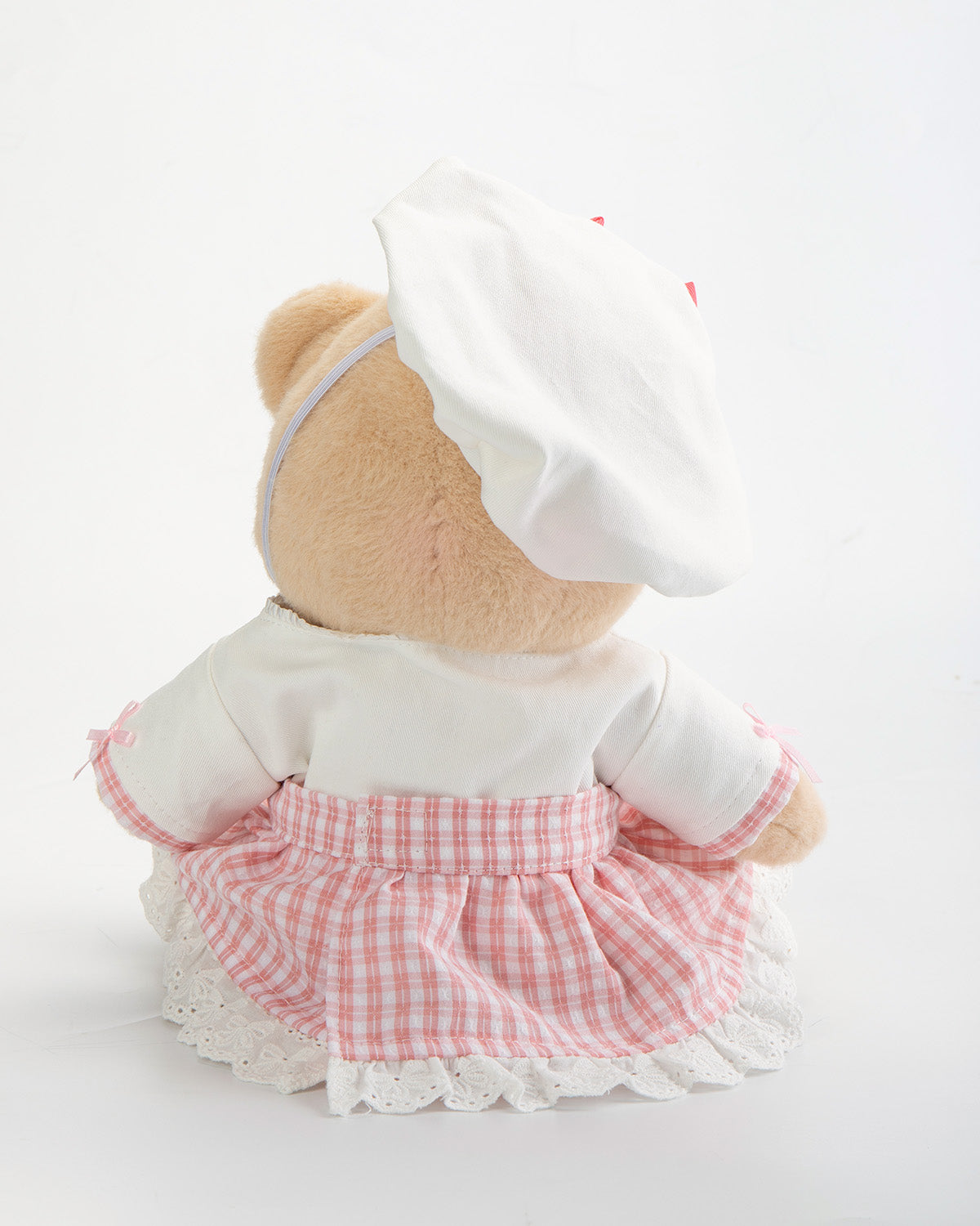 Getahug Sweet Pastry Chef White Teddy Bear | Handmade Stuffed Animal Gift