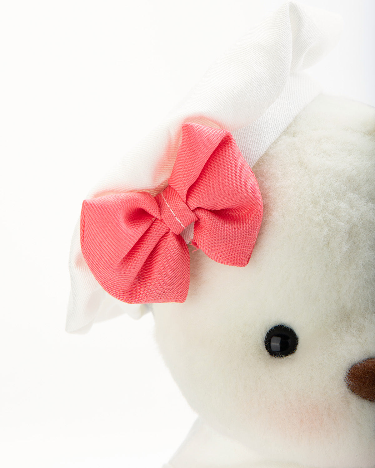 Getahug Sweet Pastry Chef White Teddy Bear | Handmade Stuffed Animal Gift