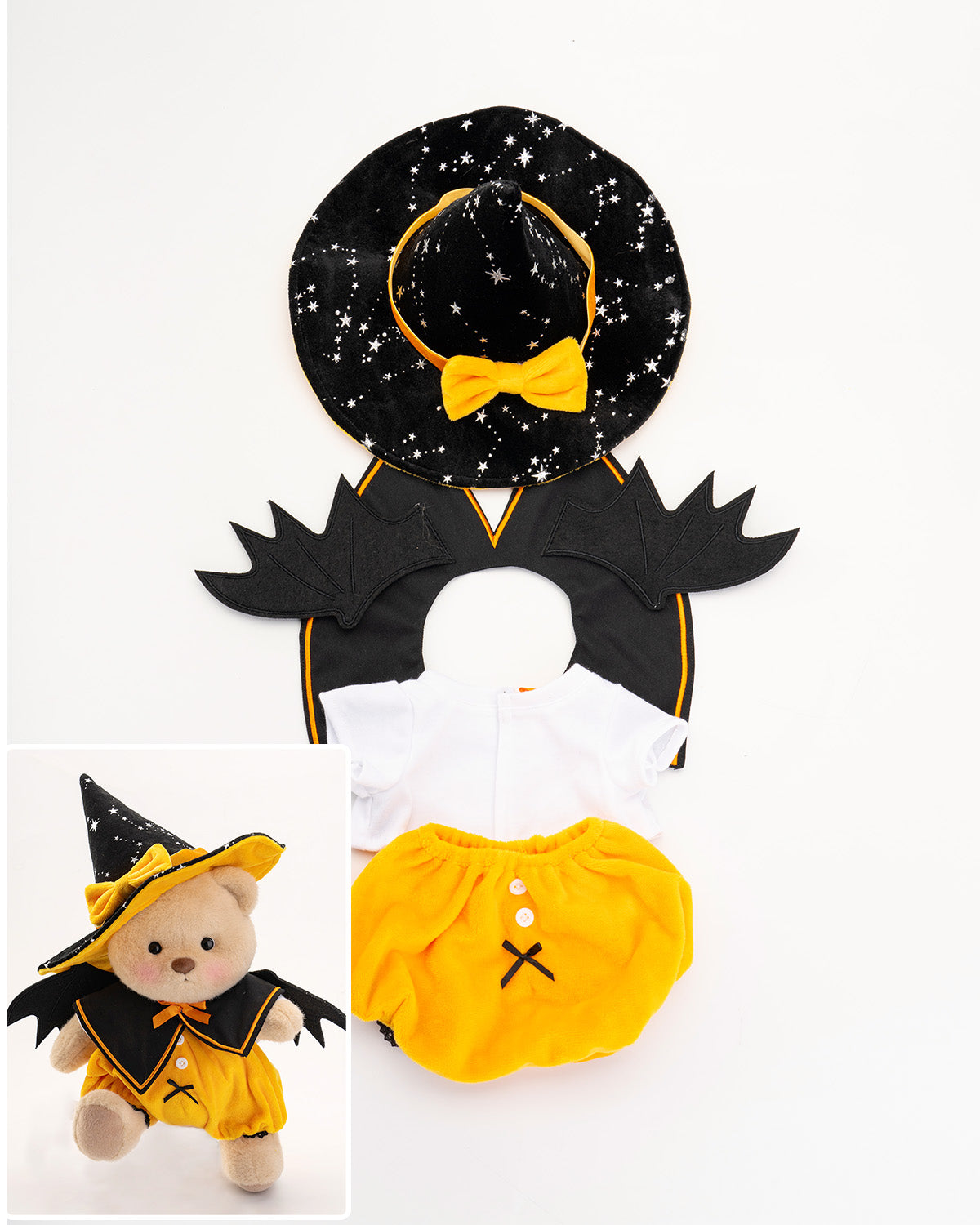 Getahug Halloween Bat Cape Bear | Handmade Jointed Teddy Bear Gift(Pre-sale)