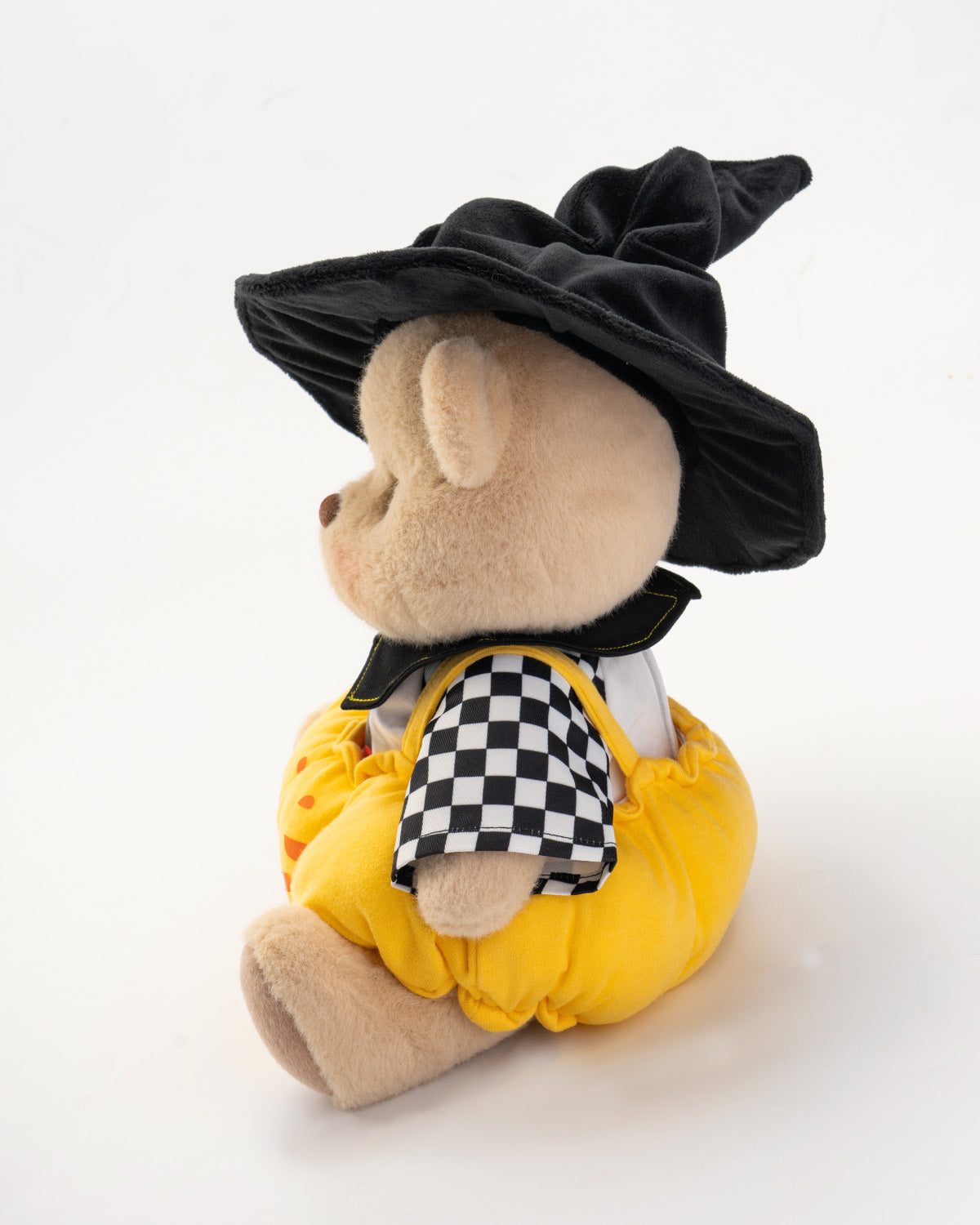 Getahug Halloween Cat Hat Pumpkin Overalls Bear | Handmade Jointed Teddy Bear Gift(Pre-sale)