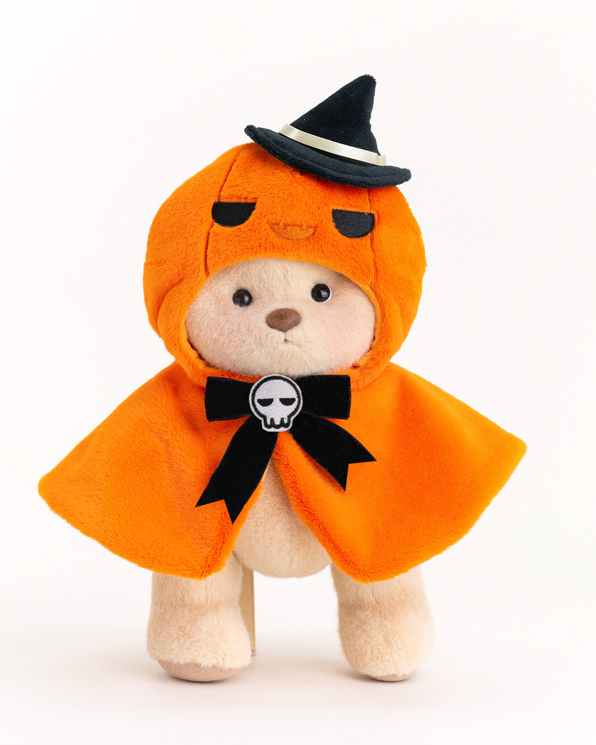 Getahug Halloween Pumpkin Cape Bear | Handmade Jointed Teddy Bear Gift