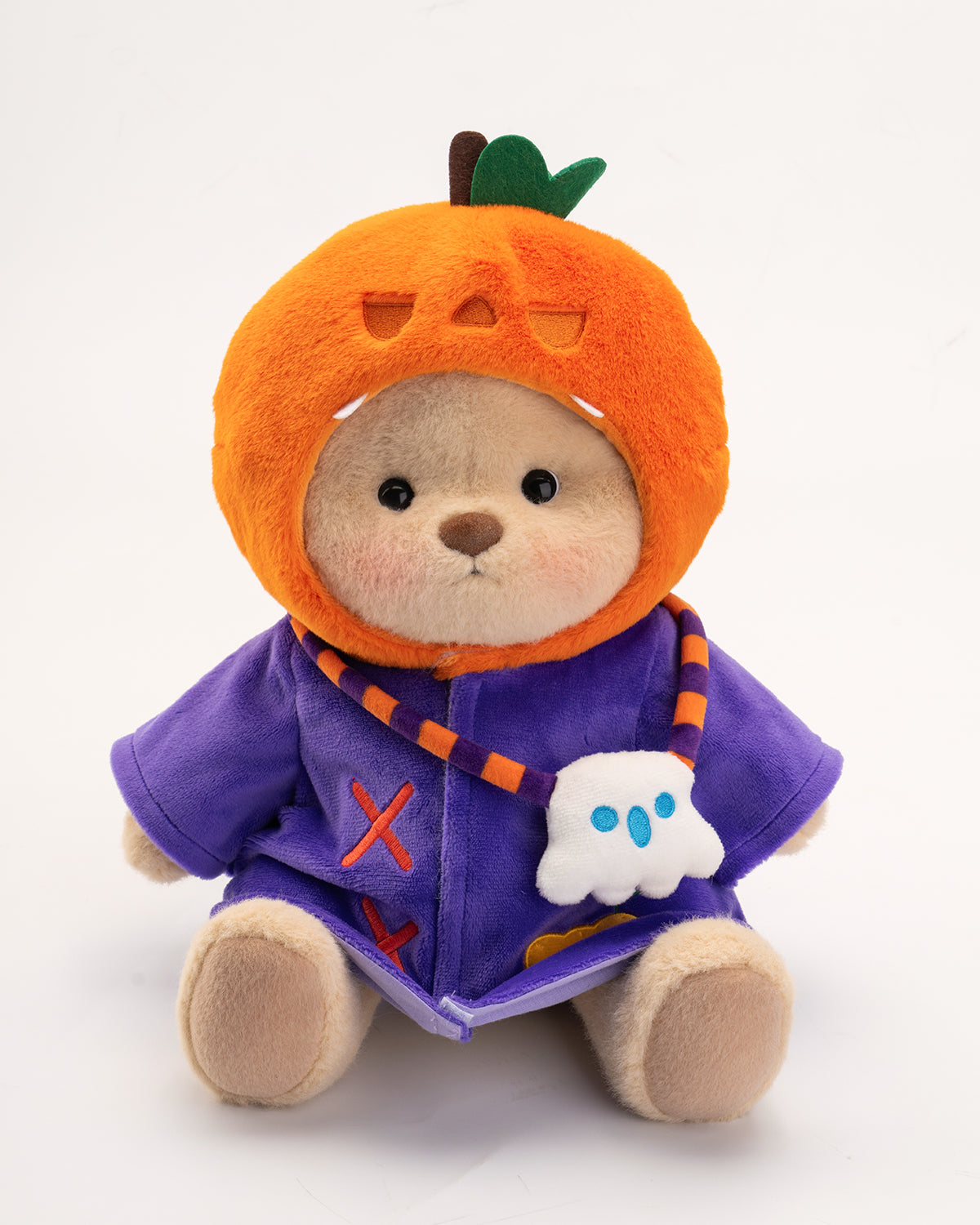 Getahug Halloween Pumpkin Wizard Bear | Handmade Jointed Teddy Bear Gift