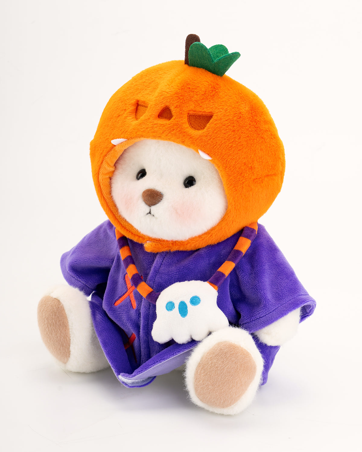 Getahug Halloween Pumpkin Wizard Bear | Handmade Jointed Teddy Bear Gift