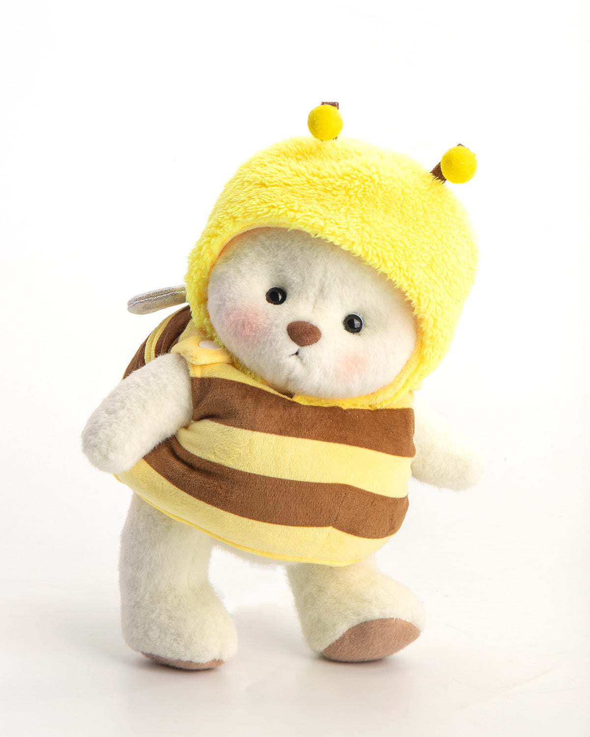 Getahug Happy Little Honey Bee Bear | Handmade Jointed Teddy Bear Gift