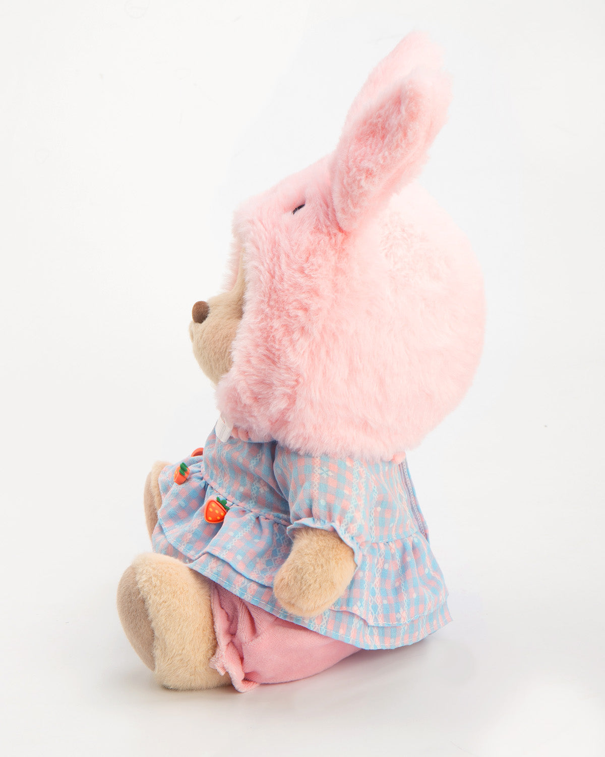 Getahug Pink Hat Carrot Easter Bear | Handmade Jointed Teddy Bear Gift