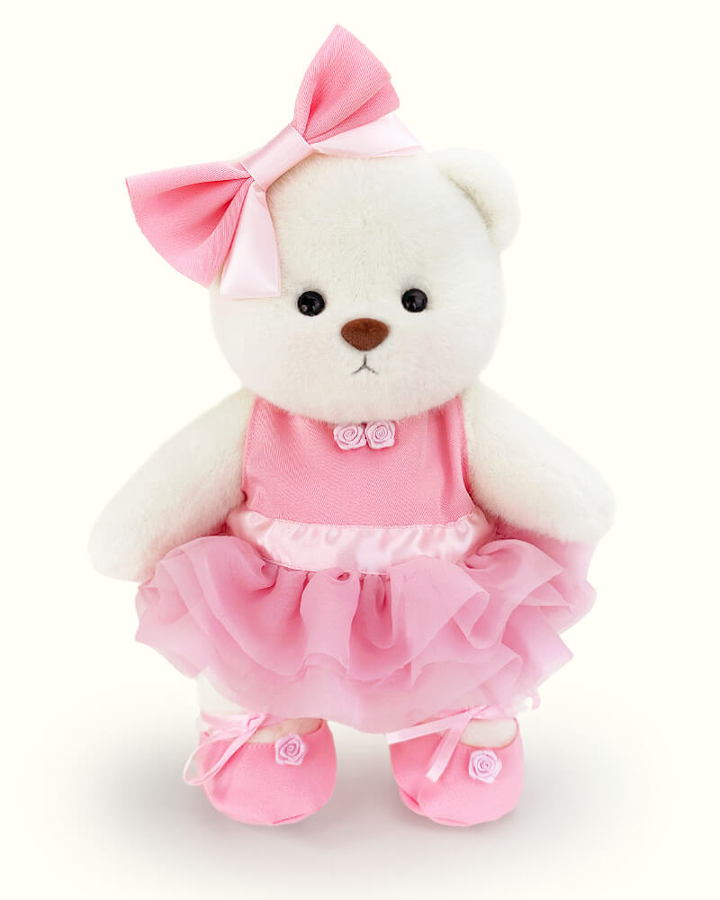 Getahug Pink Ballet Skirt Bear | Handmade Jointed Teddy Bear Gift