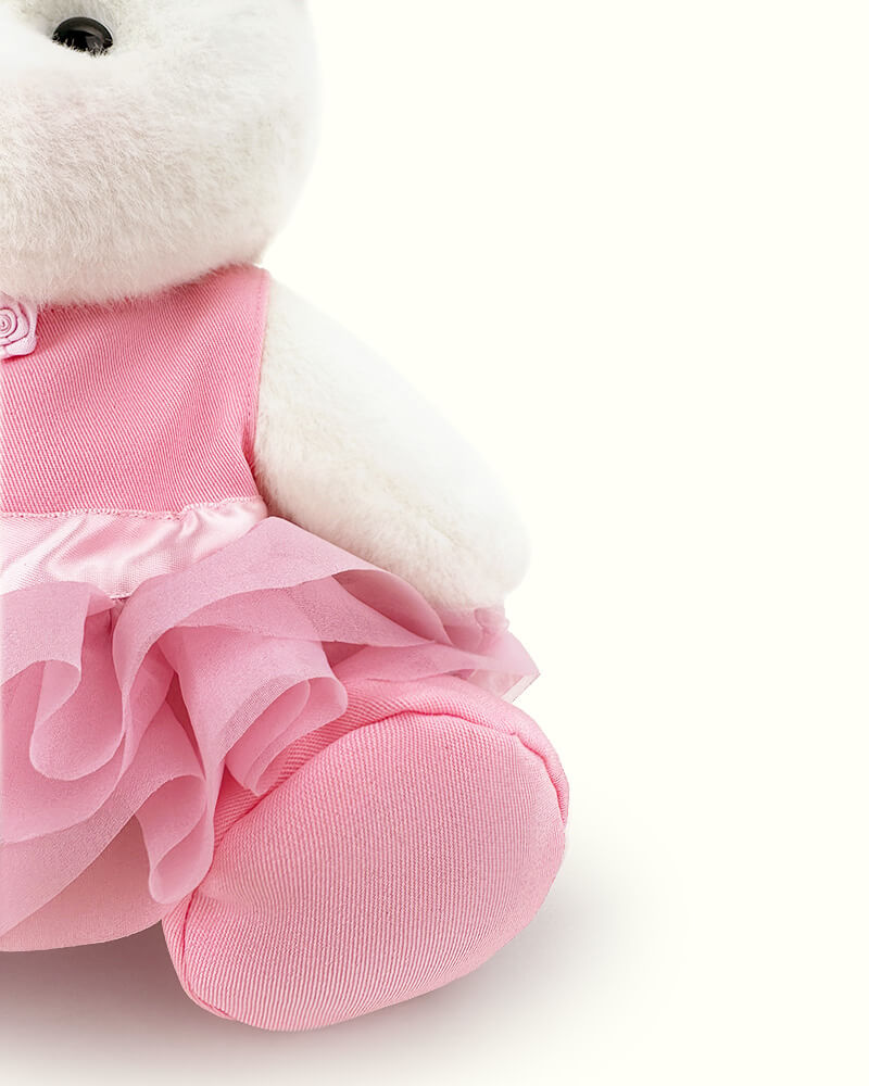 Getahug Pink Ballet Skirt Bear | Handmade Jointed Teddy Bear Gift