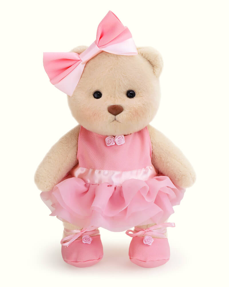 Getahug Pink Ballet Skirt Bear | Handmade Jointed Teddy Bear Gift