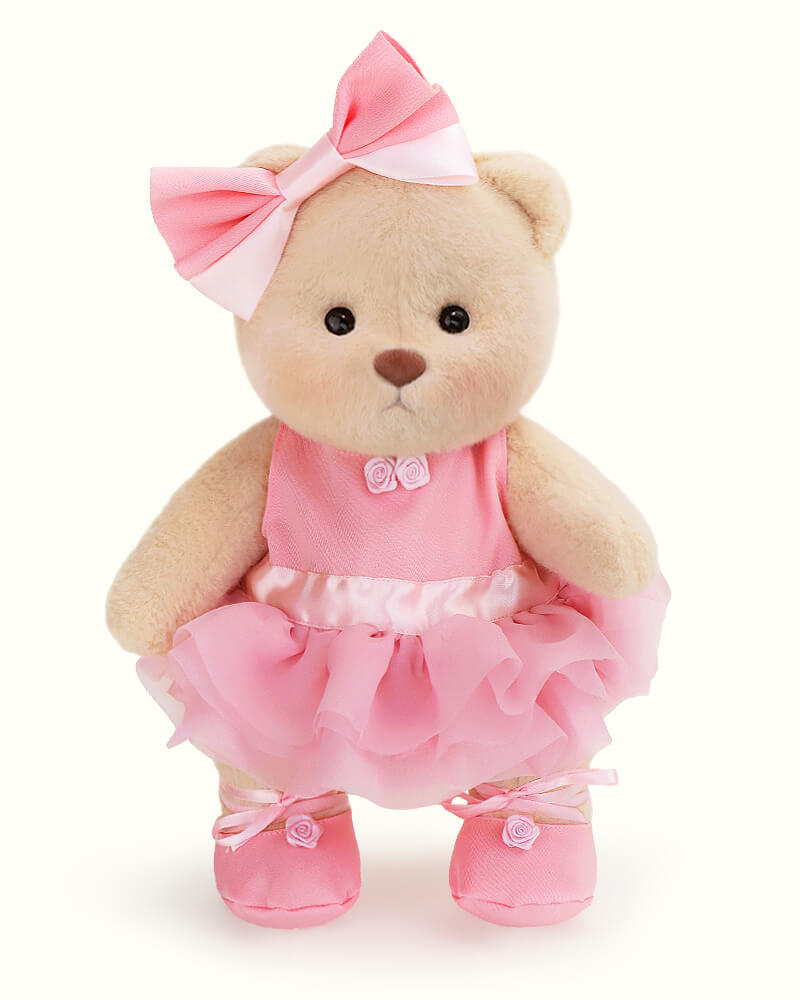 Getahug Pink Ballet Skirt Bear | Handmade Jointed Teddy Bear Gift