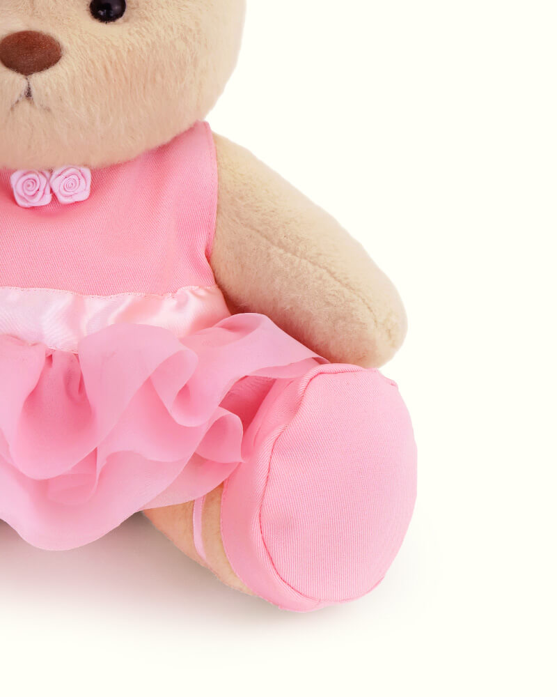 Getahug Pink Ballet Skirt Bear | Handmade Jointed Teddy Bear Gift