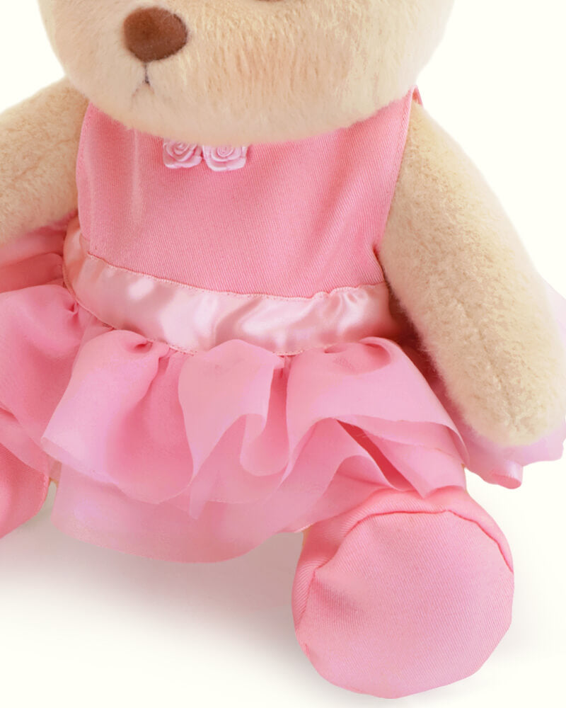 Getahug Pink Ballet Skirt Bear | Handmade Jointed Teddy Bear Gift