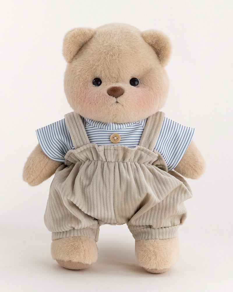 Getahug Striped Top Bloomers Bear | Handmade Jointed Teddy Bear Gift