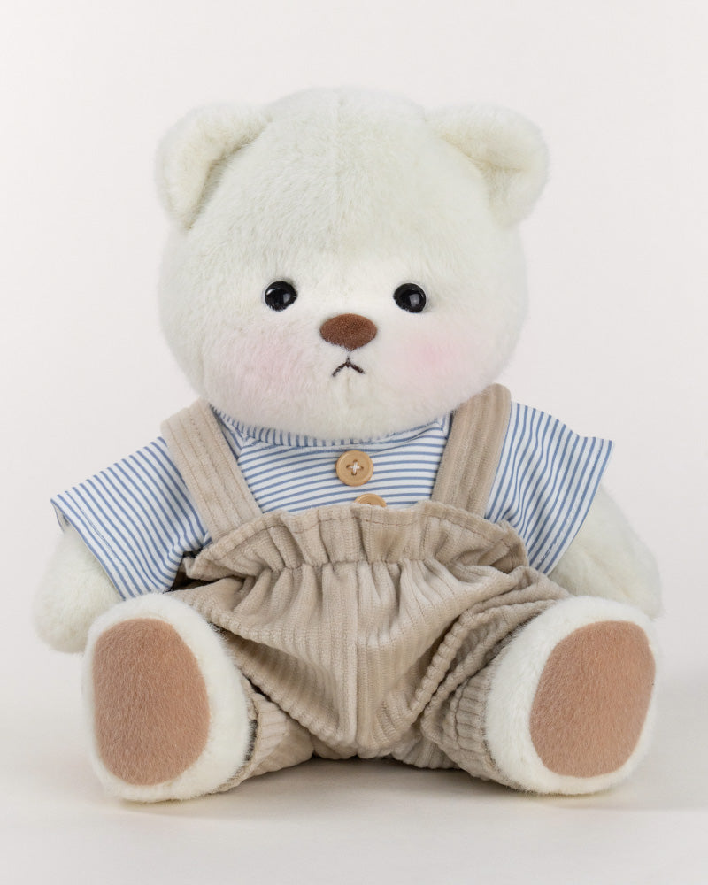 Getahug Striped Top Bloomers Bear | Handmade Jointed Teddy Bear Gift