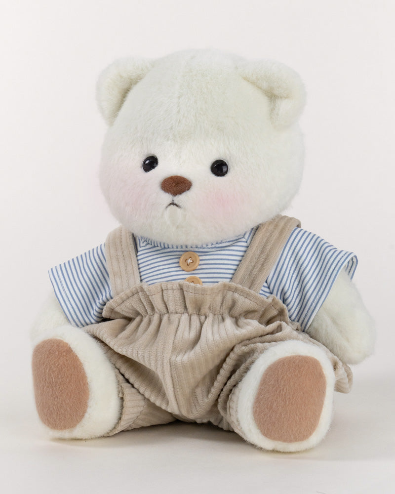 Getahug Striped Top Bloomers Bear | Handmade Jointed Teddy Bear Gift