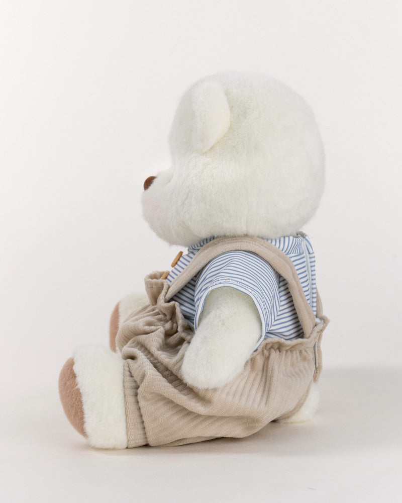 Getahug Striped Top Bloomers Bear | Handmade Jointed Teddy Bear Gift