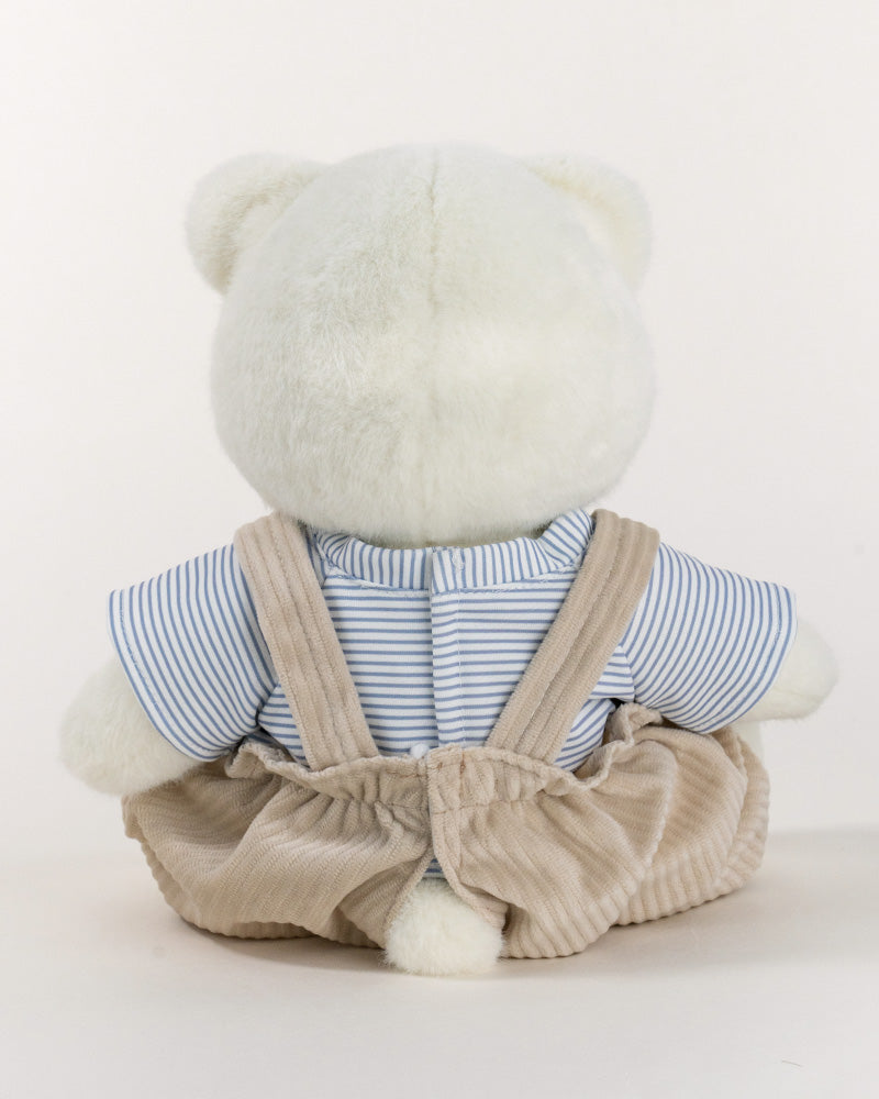 Getahug Striped Top Bloomers Bear | Handmade Jointed Teddy Bear Gift