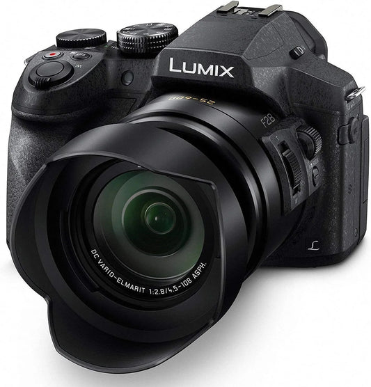 LUMIX FZ300 Long Zoom Digital Camera Features 12.1 Megapixel, 1/2.3-Inch Sensor, 4K Video, WiFi, Splash & Dustproof Camera Body, LEICA DC 24X F2.8 Zoom Lens - DMC-FZ300K