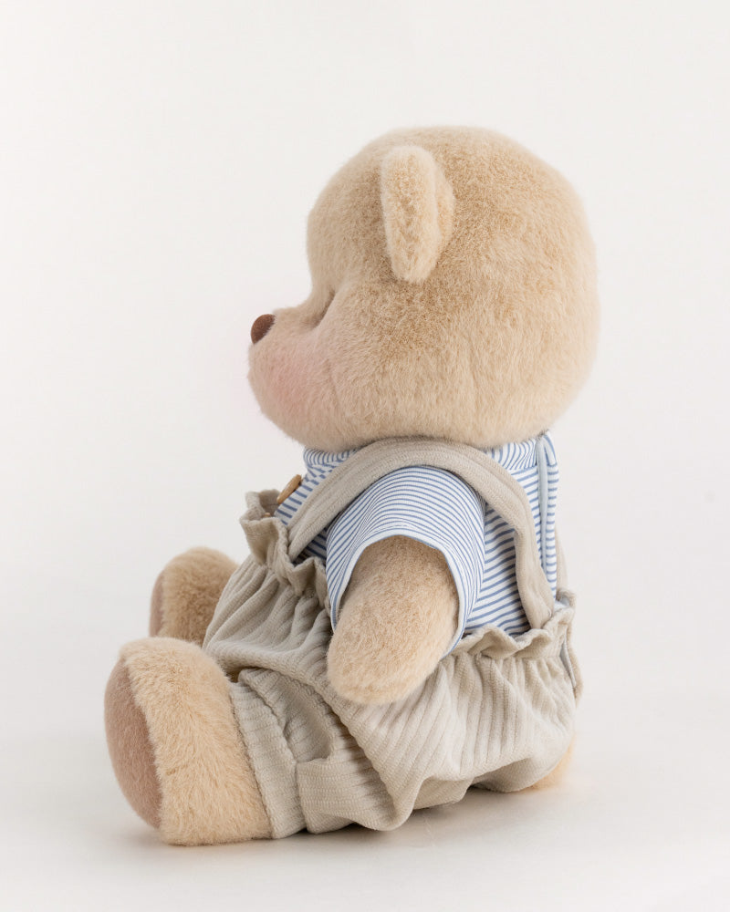 Getahug Striped Top Bloomers Bear | Handmade Jointed Teddy Bear Gift