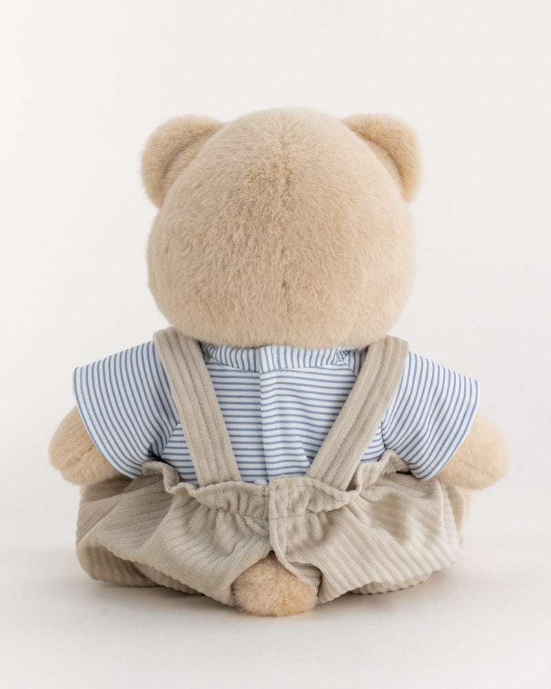 Getahug Striped Top Bloomers Bear | Handmade Jointed Teddy Bear Gift