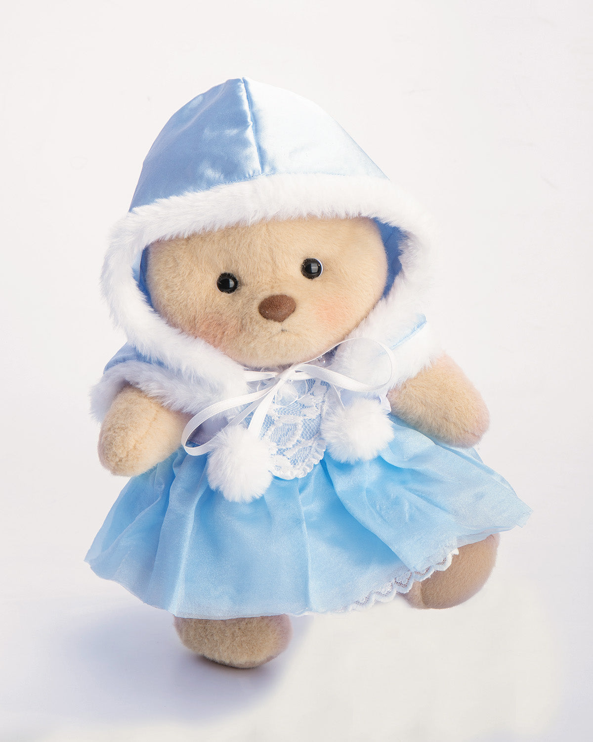 Getahug Christmas Blue Ice Princess Dress Bear | Handmade Jointed Teddy Bear Gift